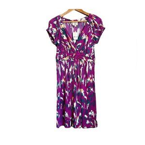 NWT! ICE short sleeve patterned dress